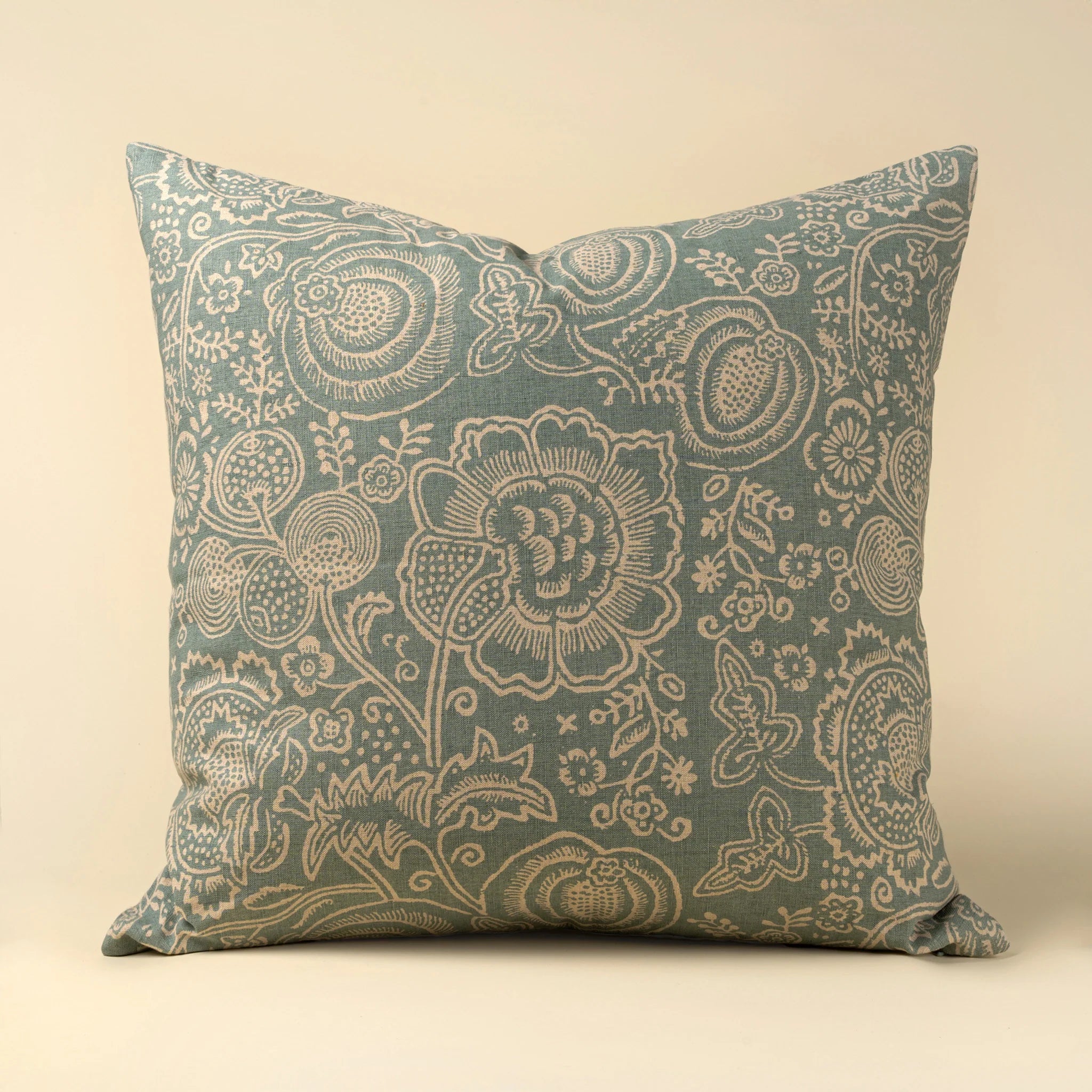 Eden Slate Blue cushion 24x24