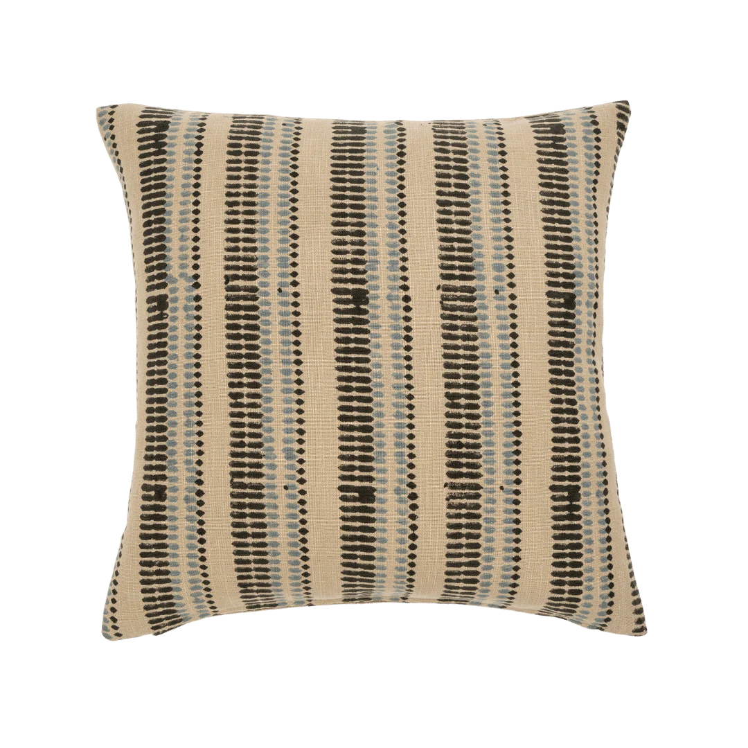 Isha block print cushion 20x20
