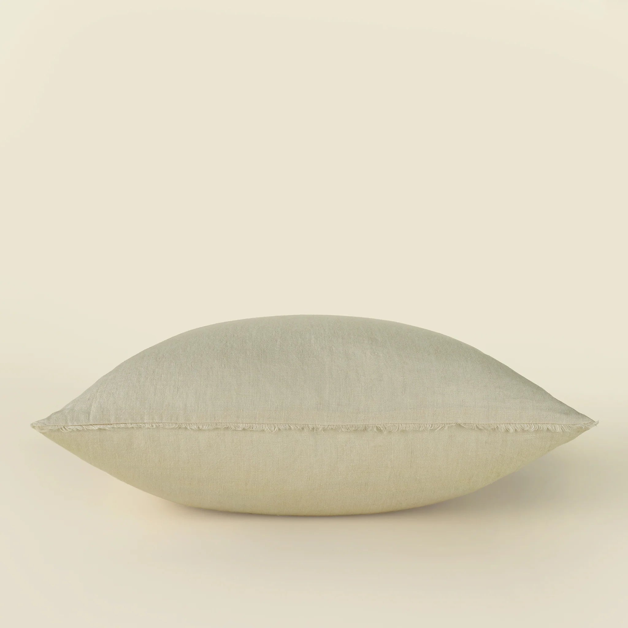 Lina Linen Glacier feather cushion 24x24