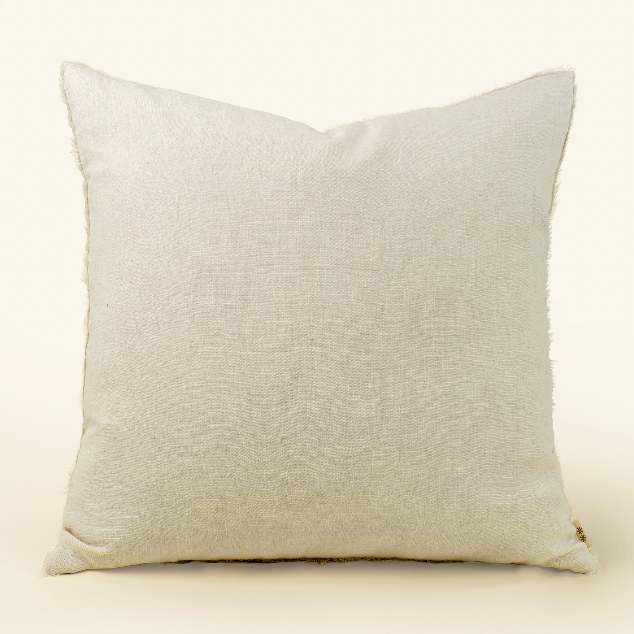 Lina Linen Glacier feather cushion 24x24
