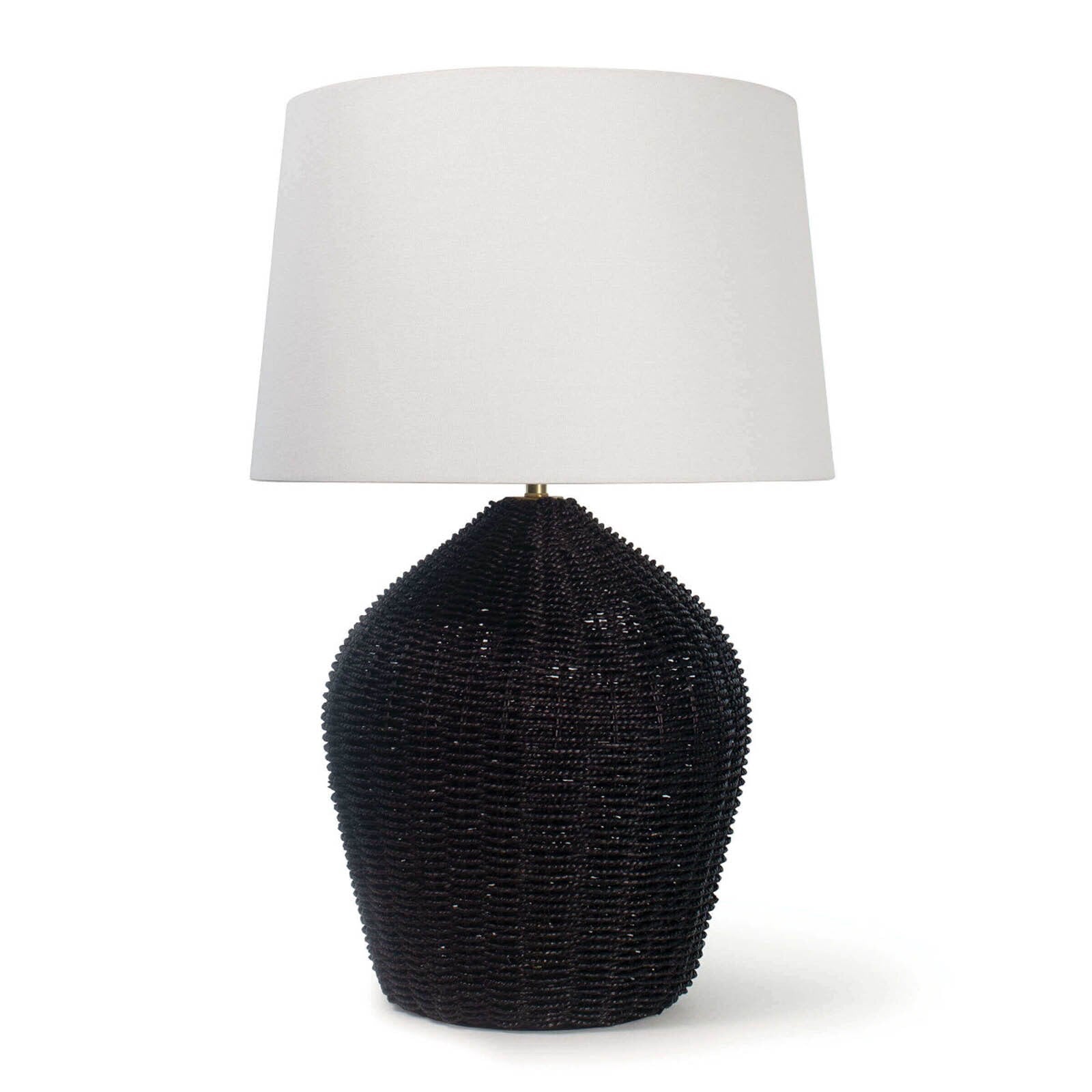 Georgian Black table lamp