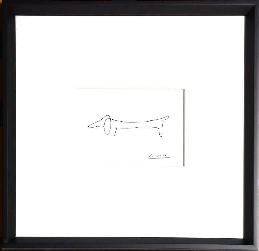 Picasso Dog 17x17