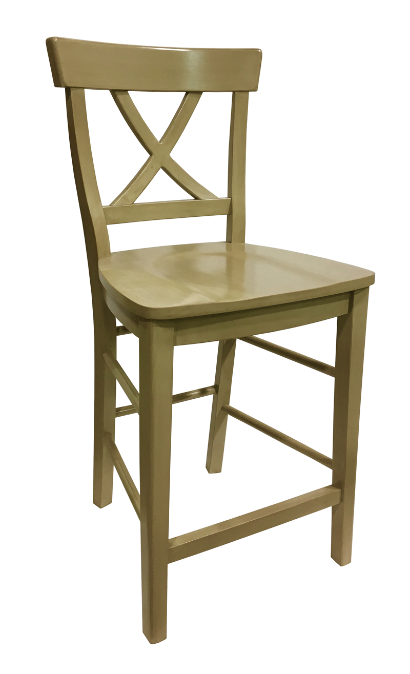 24" counter stool; manoir grey