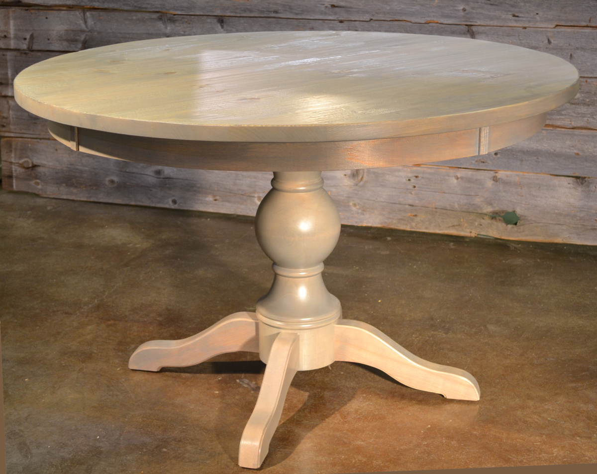48" Fulford table; coastal mist