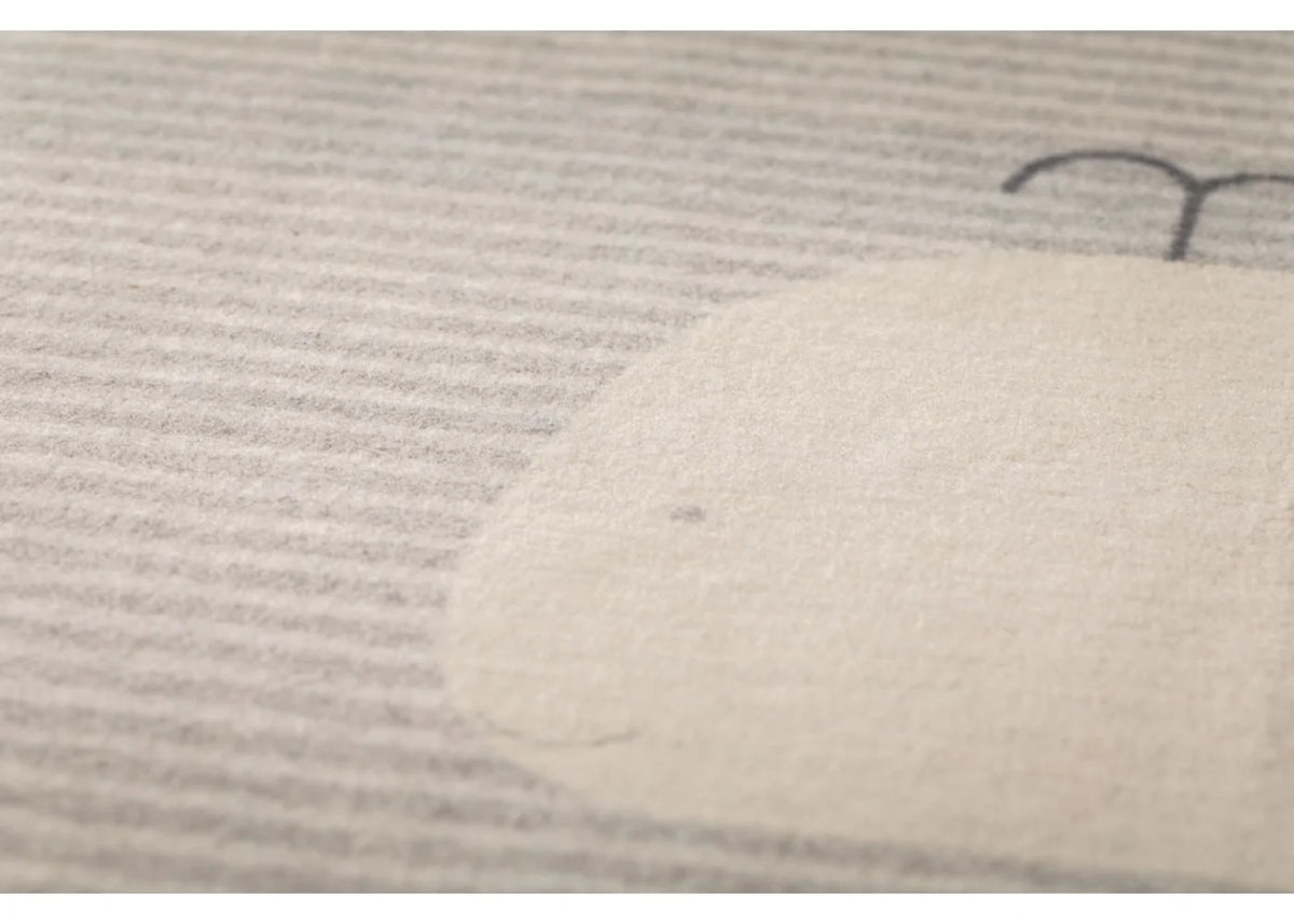 Couverture de bébé baleine avec rayures