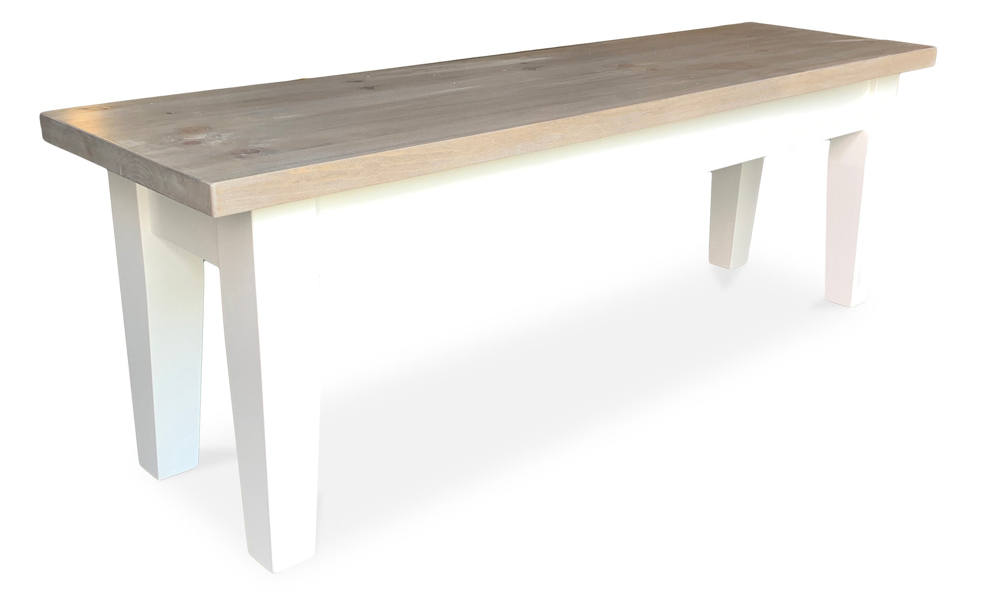 Cambridge tapered leg bench