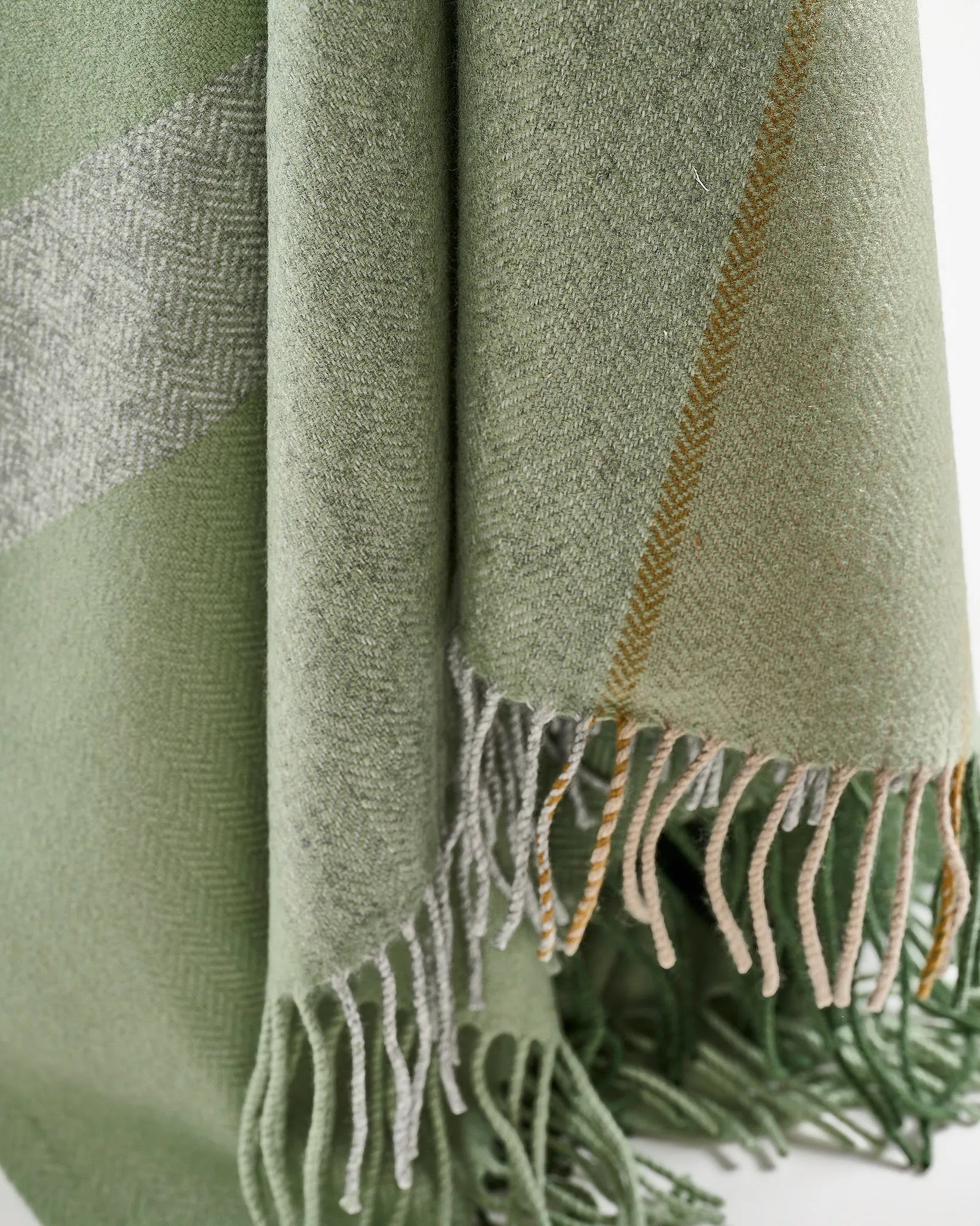 July bug wool & cashmere throw