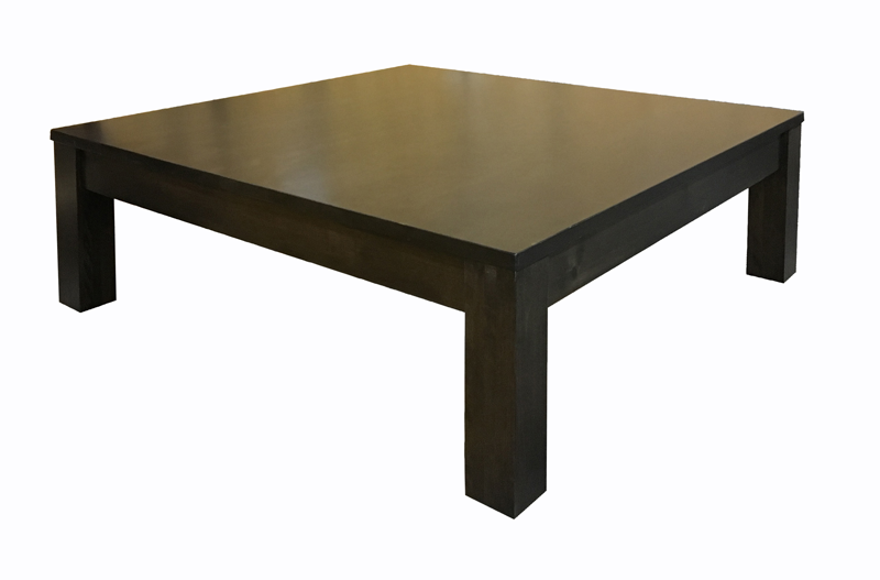 Banff square coffee table; ebony