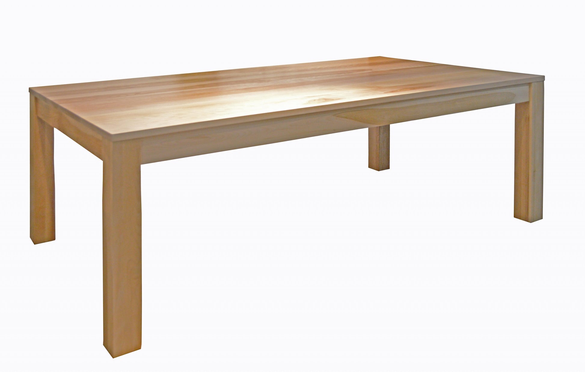 Banff Dining table; clear