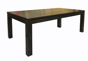 Banff Dining Table; ebony