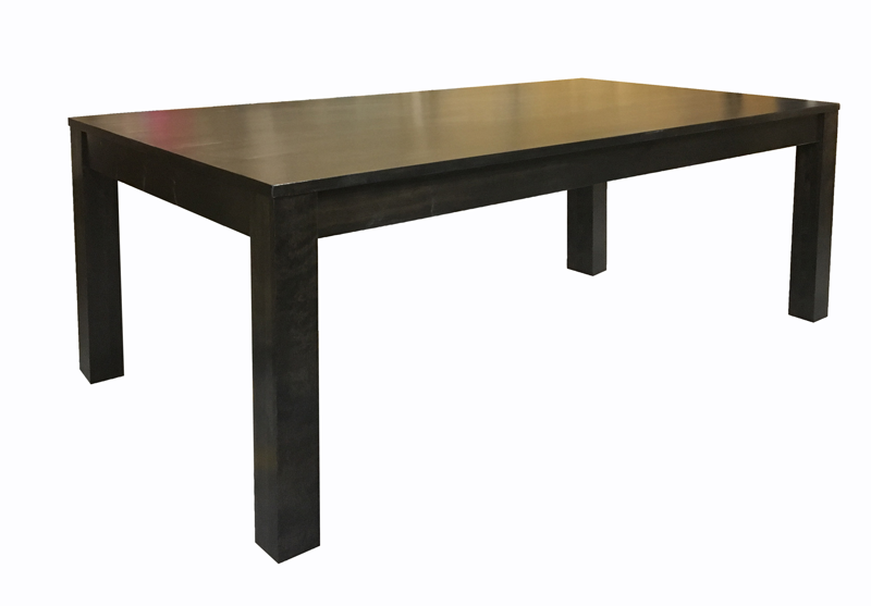 Banff Dining Table; ebony