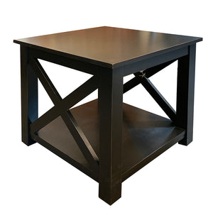 Banff end table; black