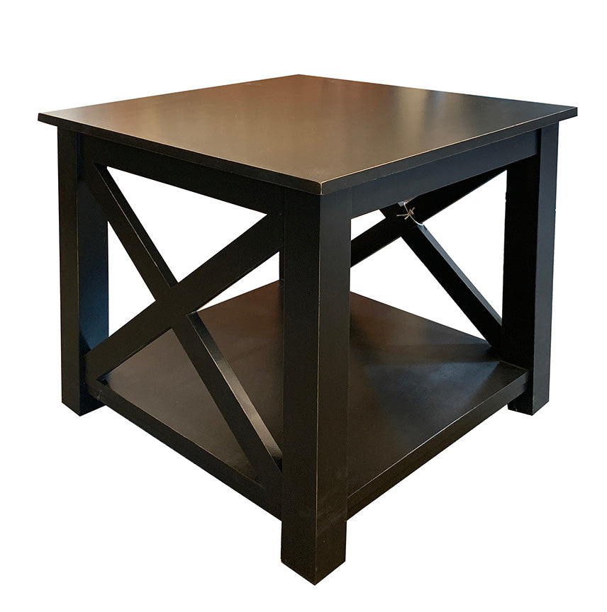 Banff end table; black
