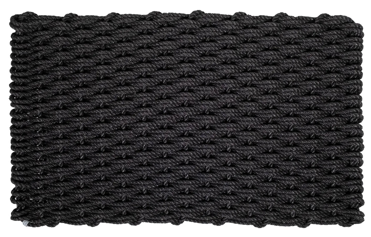 Charcoal marine rope door mat 21x34