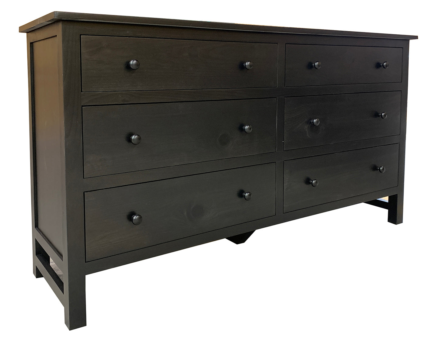 Extra wide Stage Coach dresser; ebony