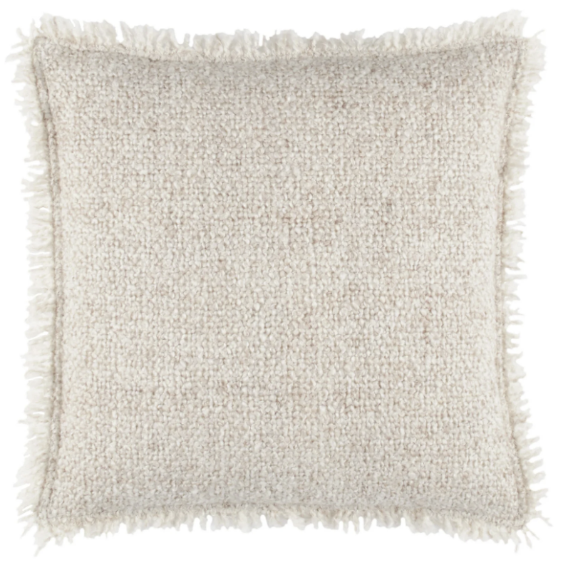 Coussin Boucle 20x20" Indoor/Outdoor Natural