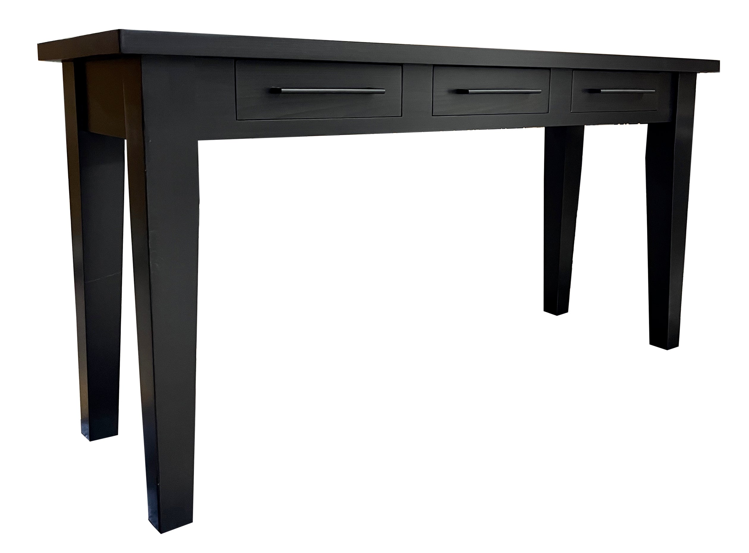Console table; ebony