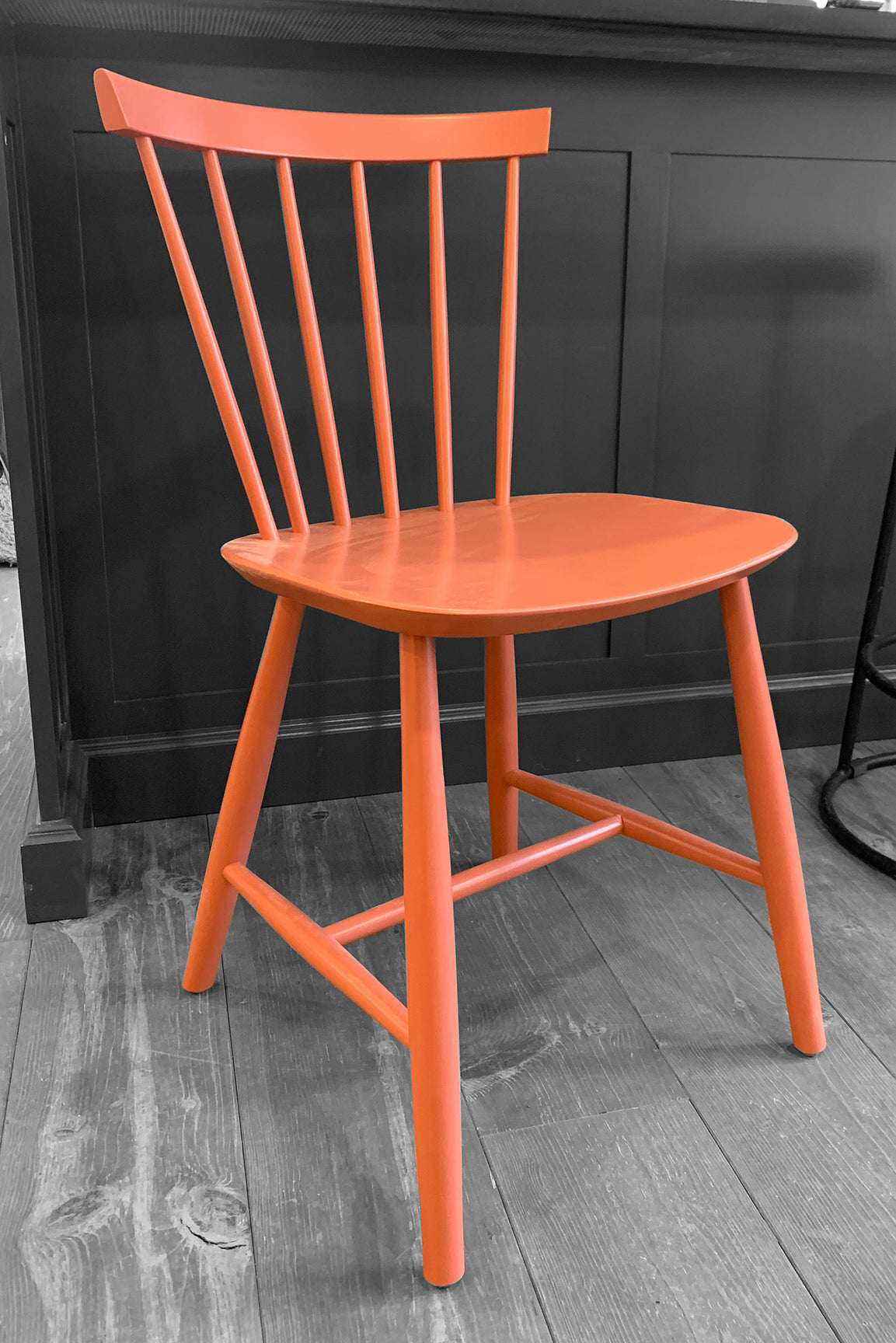 Helen Side chair; salmon