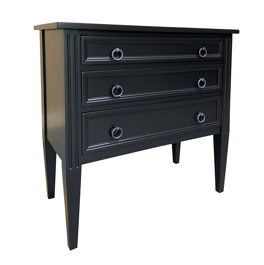 Cherbourg Triple Commode; ebony