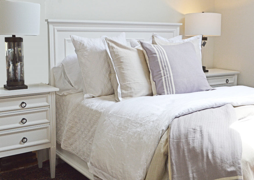 Panelled Platform bed - king