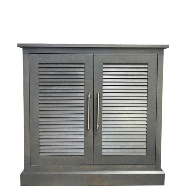 Louvred door sideboard