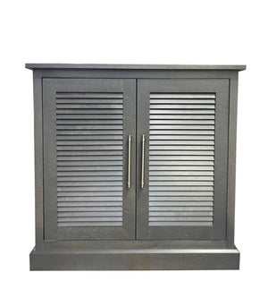 Louvred door sideboard