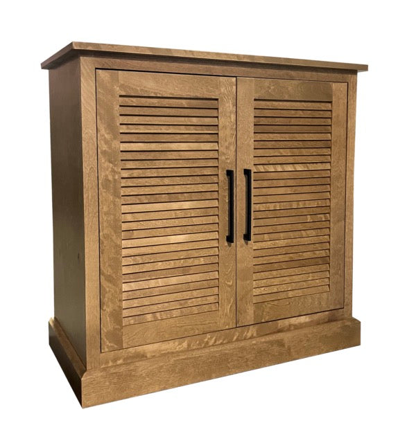 Louvred door sideboard