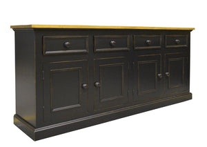 Long Country Buffet; black