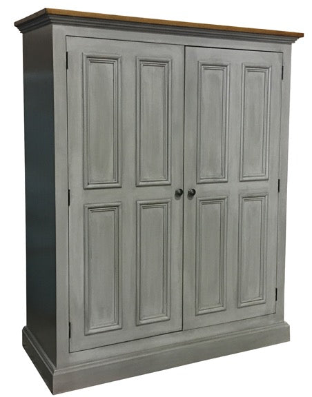 Linen Cupboard; silver fox black glaze