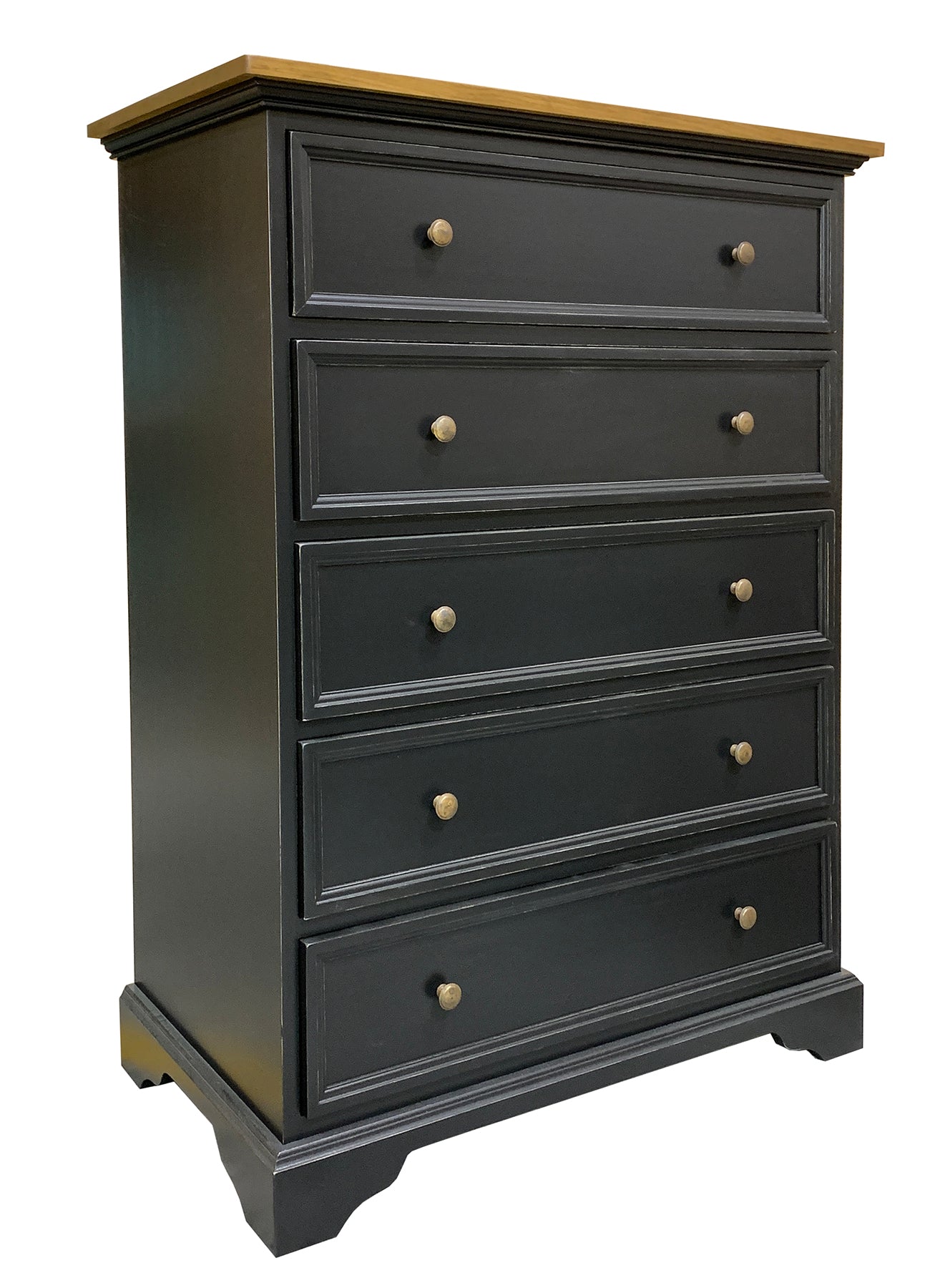 Man's Chest of Drawers; black