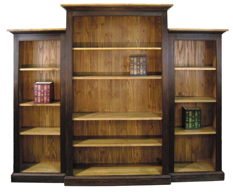 Cambridge Nesting Bookcase; Coffee & Natural