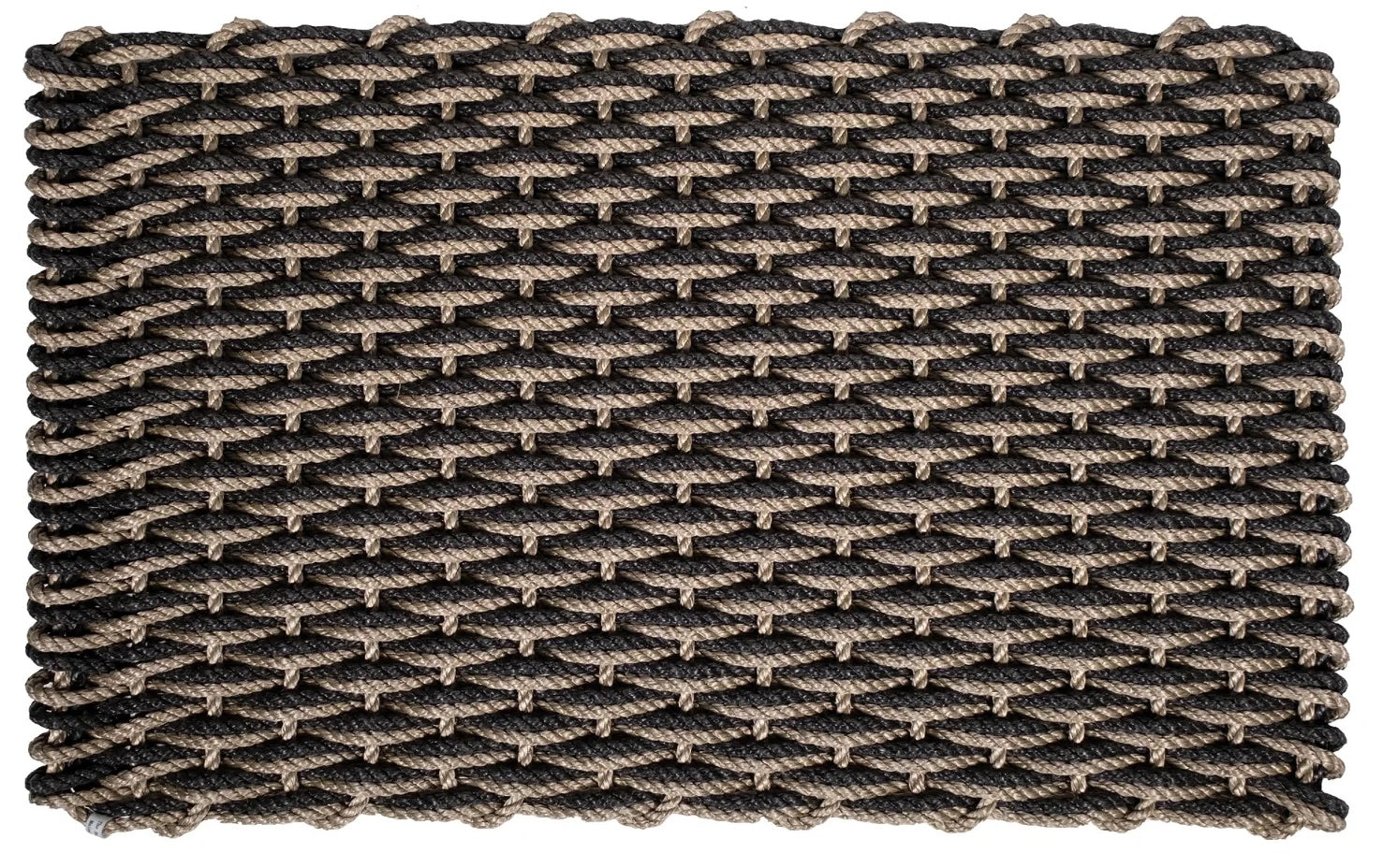 Marine rope carpet Sand Charcoal 21x34
