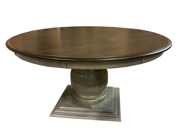 72" round pedestal table