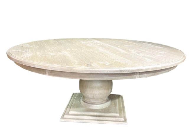 72 round pedestal table