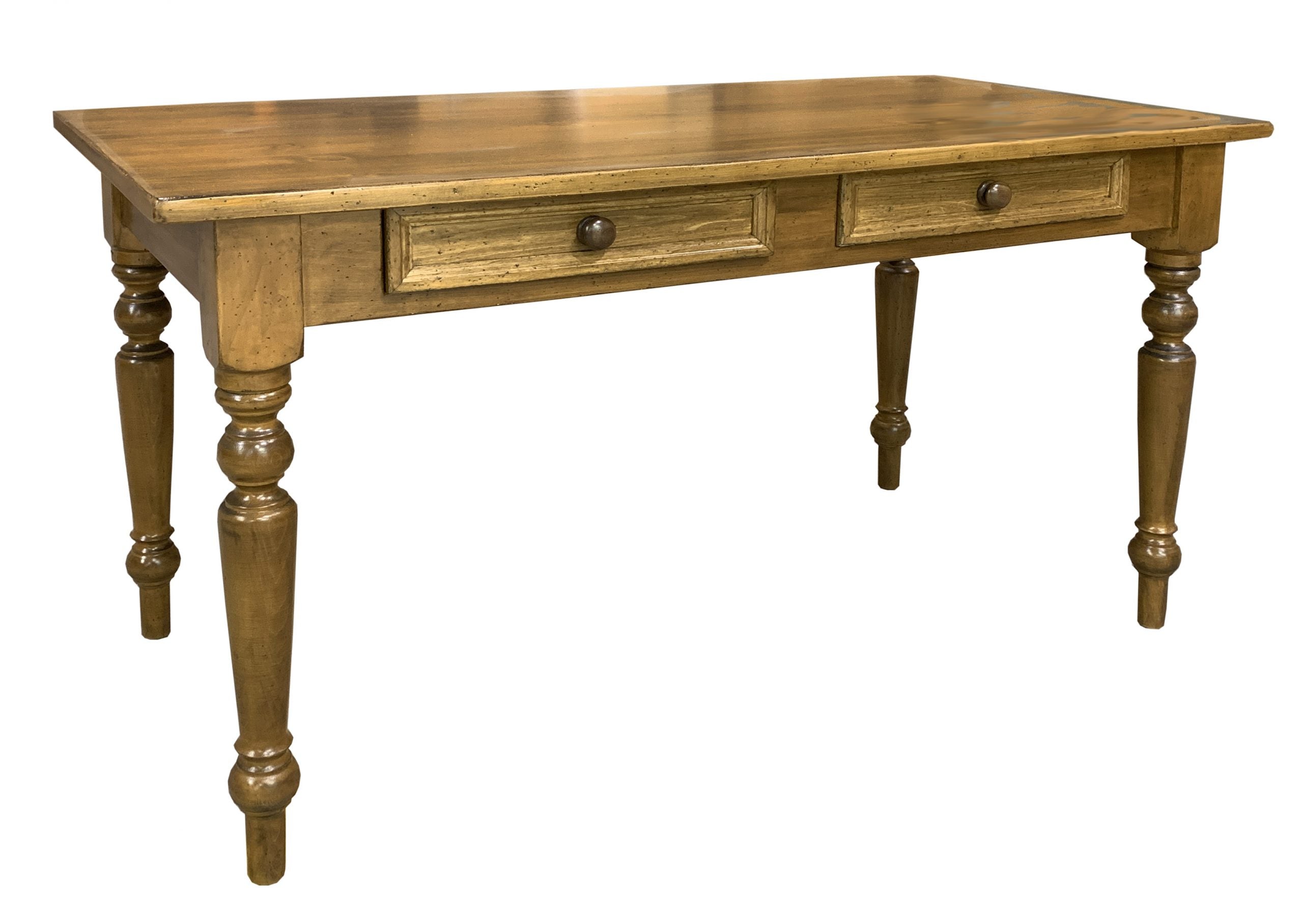 Brome Lake Writing Table; caramel