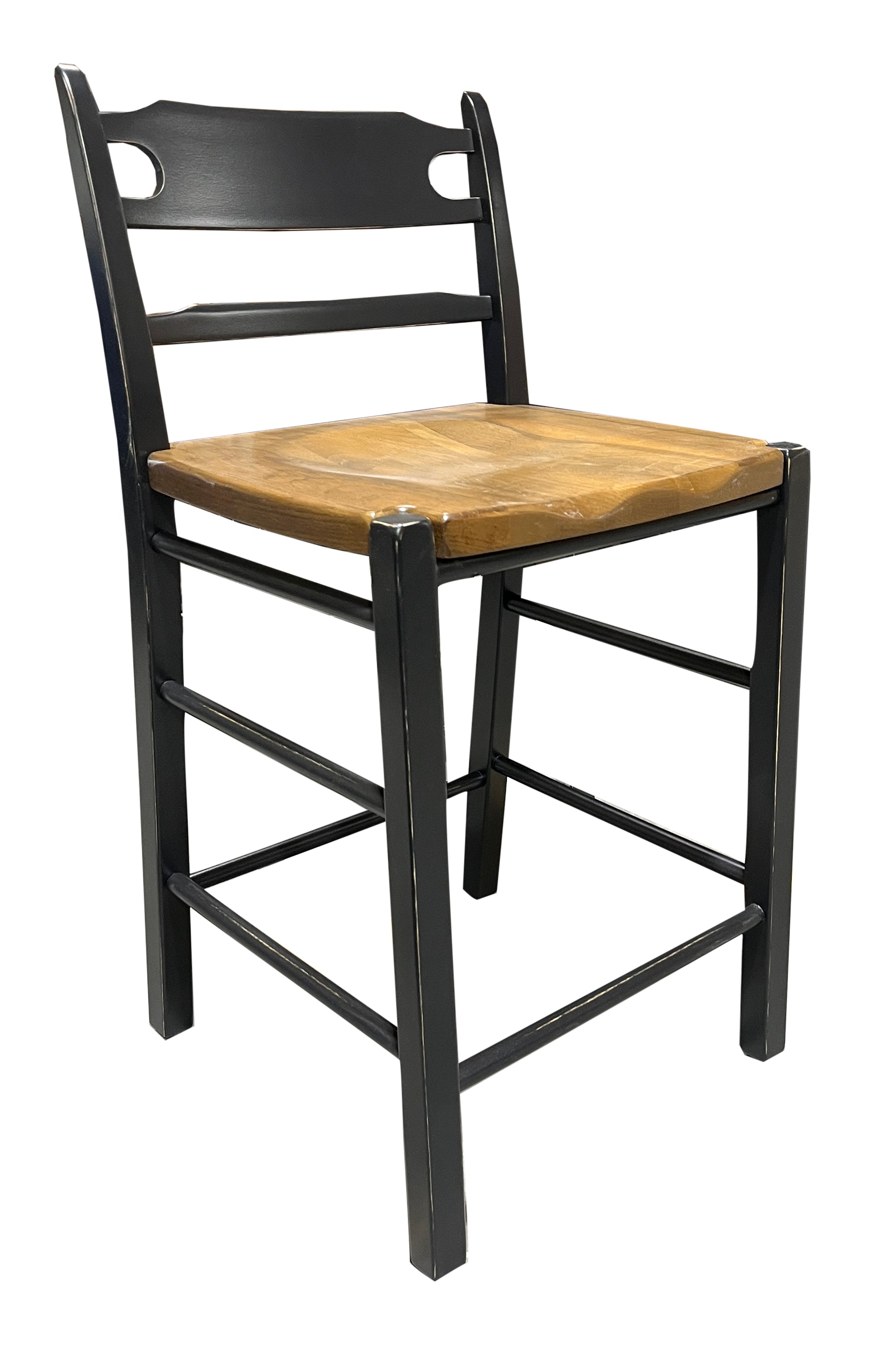 Paysanne Counter stool; pine seat