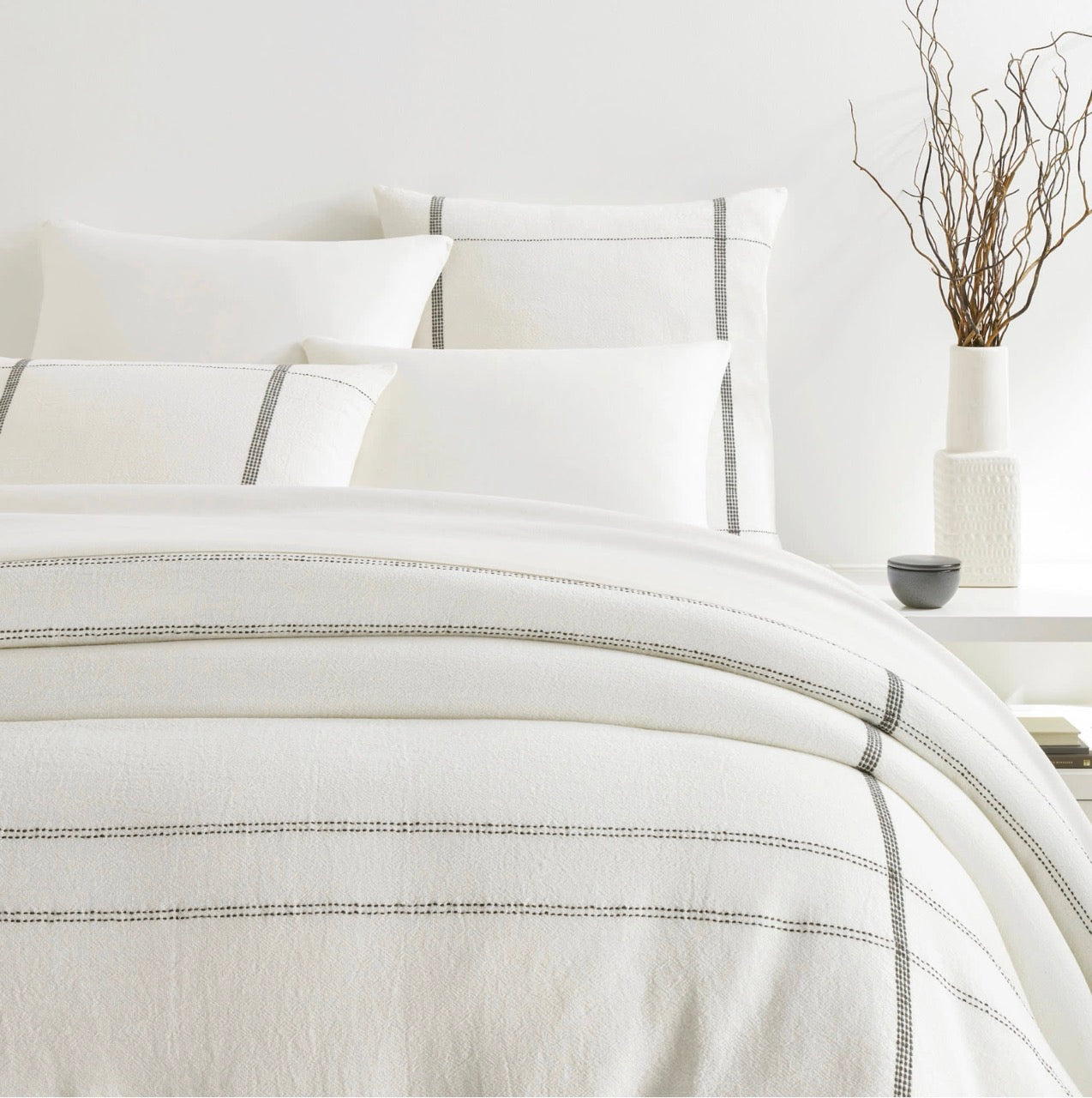 Atherton Grey Duvet Cover