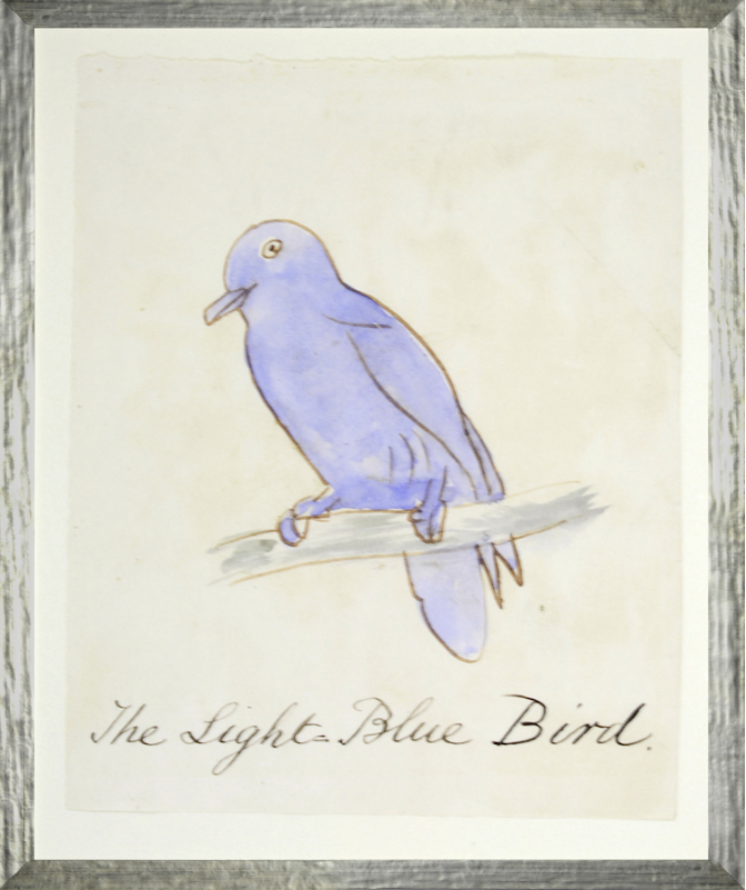 Tableau The Light Blue Bird Large 29x36