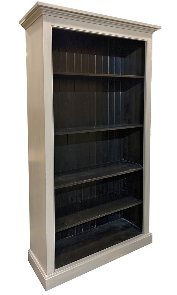 Tall Cambridge bookshelf with multiple shelves 