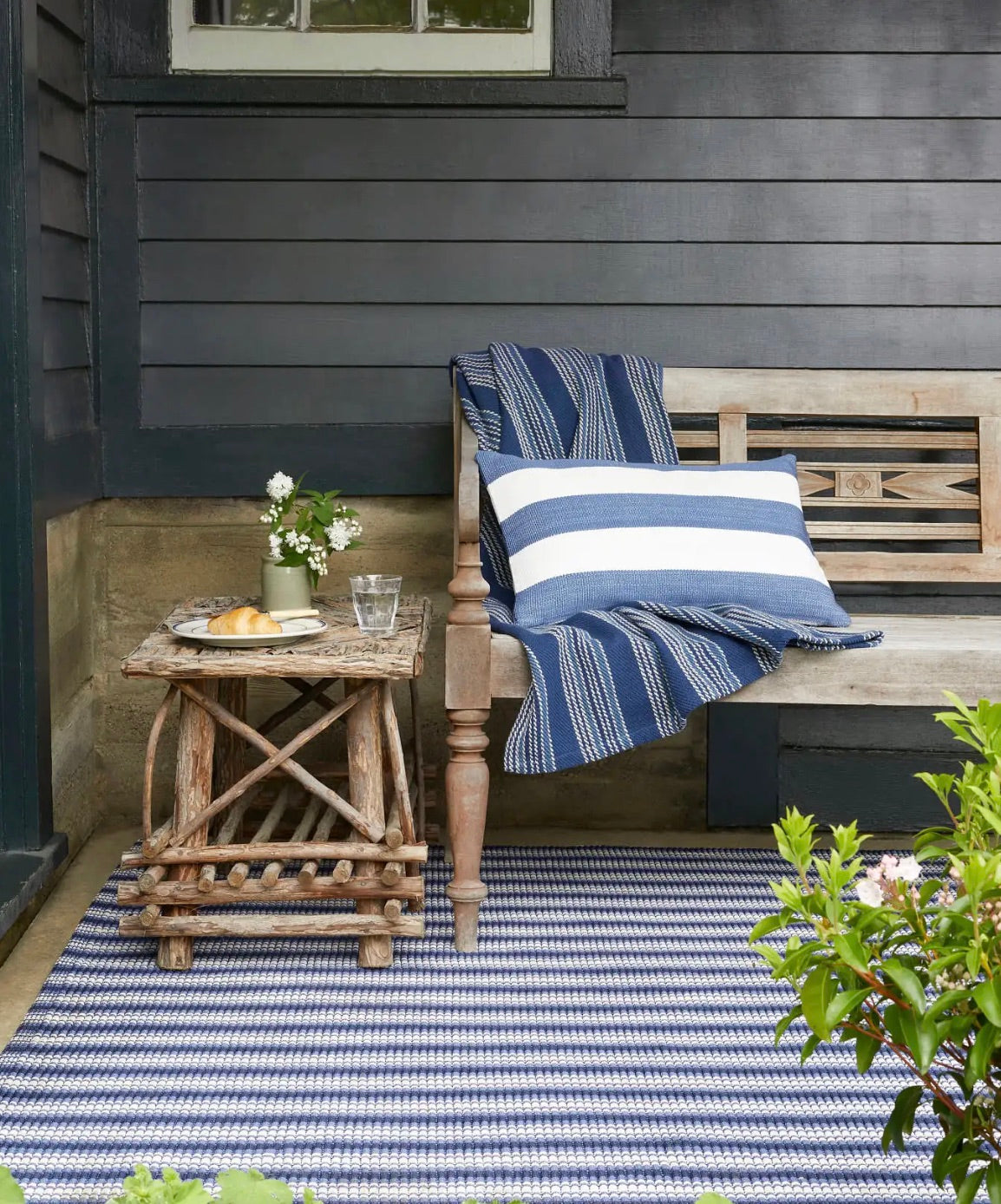 Cameroon woven cotton throw