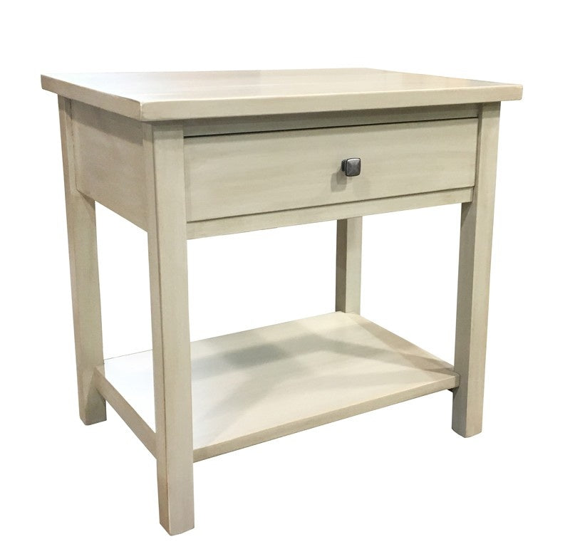 cream custom finish nightstand