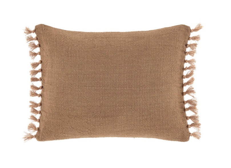 Coussin en plume Evelyn Parchment 16x20