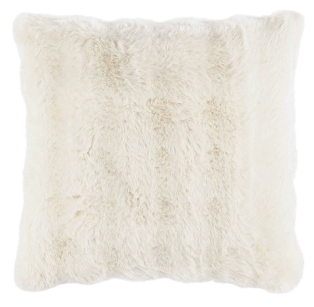 Fab Faux Ivory throw pillow; 22x22