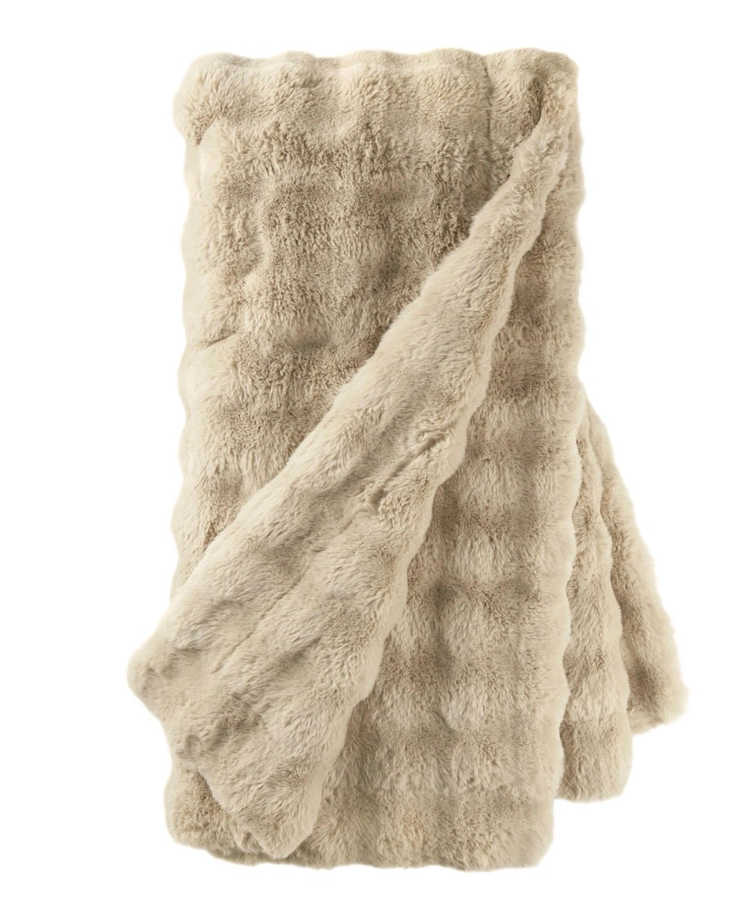 Fab Faux Sand throw; 50" x 70"