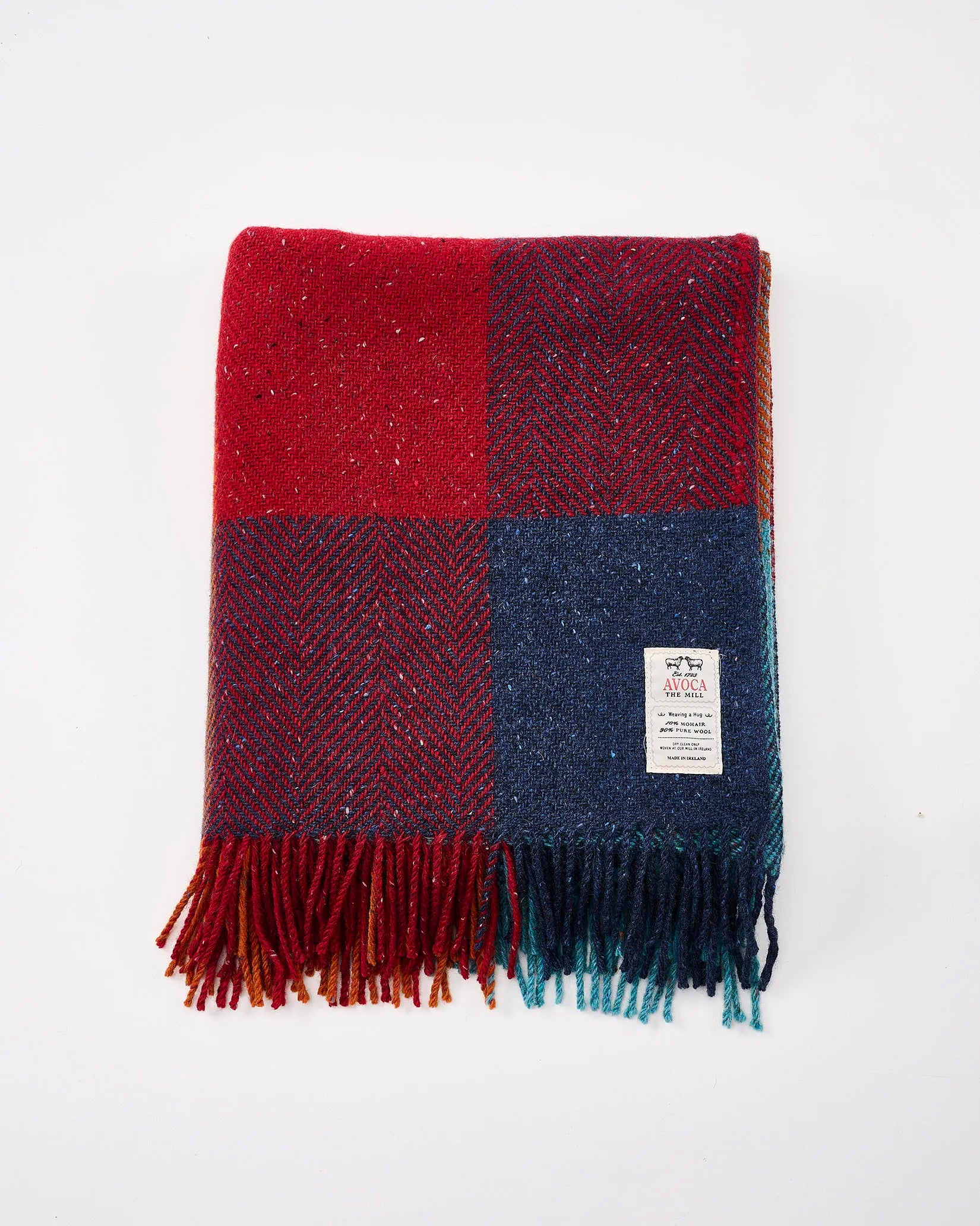 Jeté en mohair Tweed Harriett 56x72