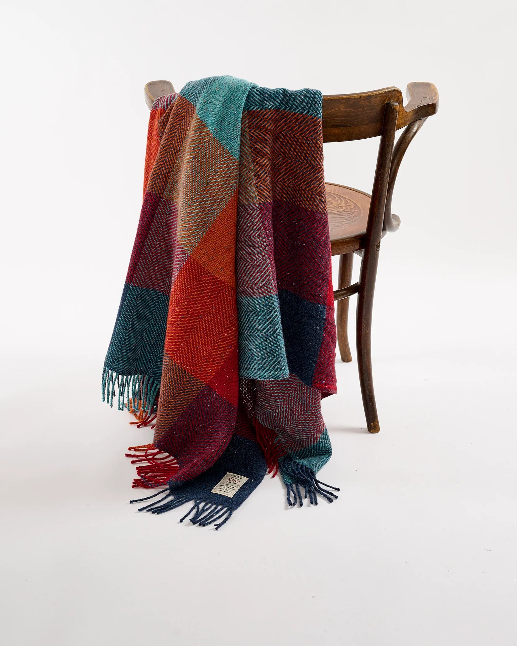 Jeté en mohair Tweed Harriett 56x72