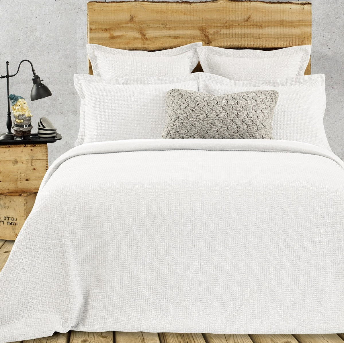Rustic White duvet cover