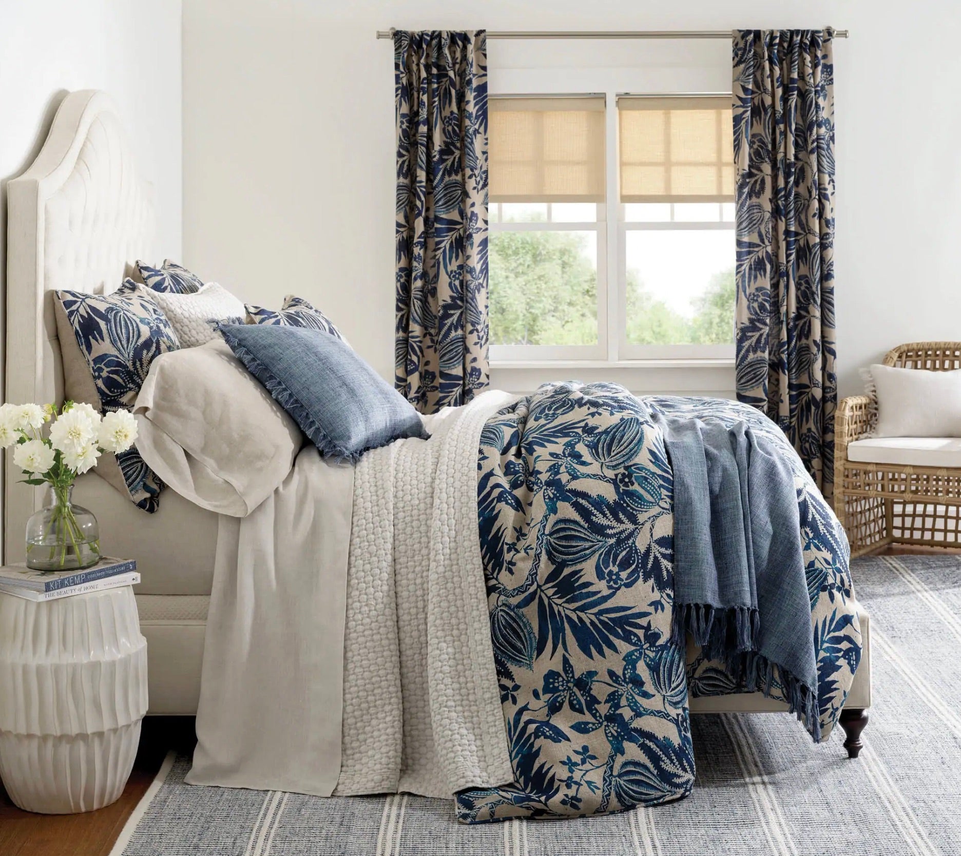 Lodi Matelasse Sand duvet cover including 2 pillow cases