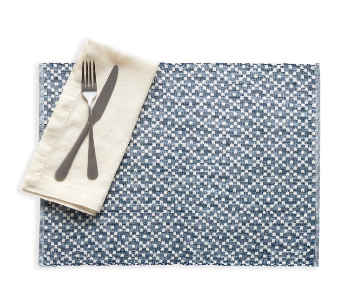 Ensemble de 4 napperons Mainsail Navy