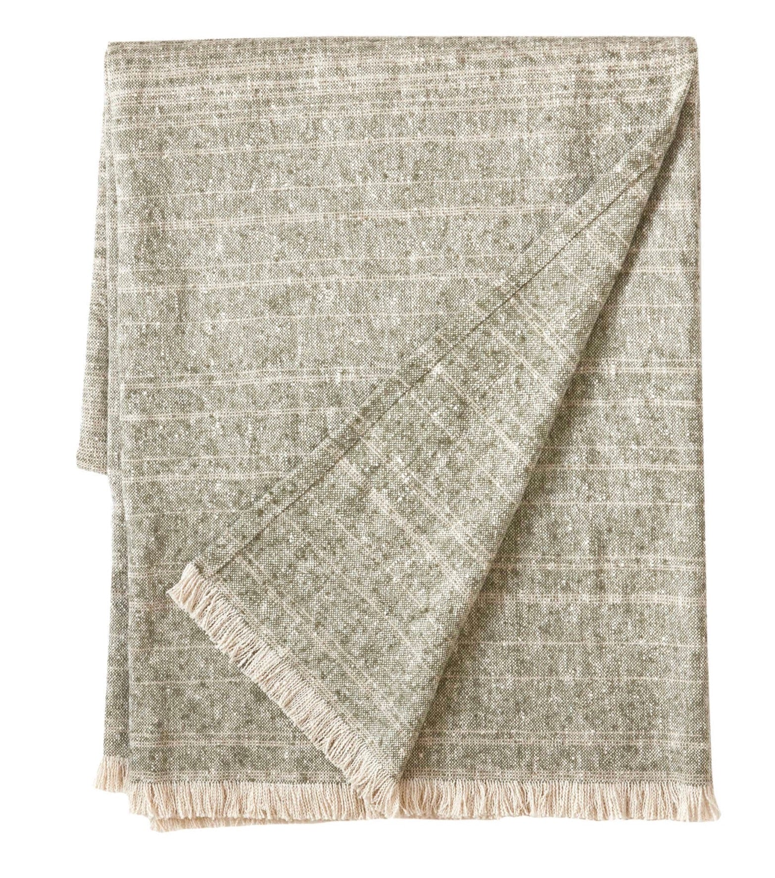 Oliver Ombre Sage throw